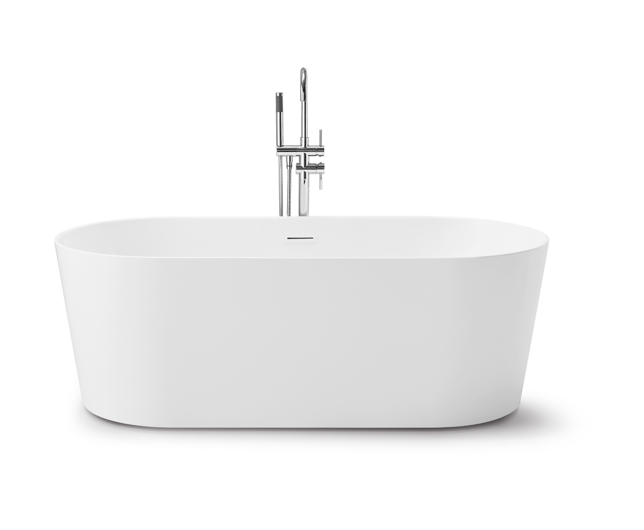 Serenique Classic Freestanding Bathtub 1500mm — Gloss White